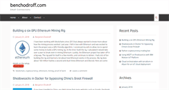 Desktop Screenshot of benchodroff.com
